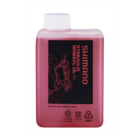 Huile minérale Shimano rouge 1l