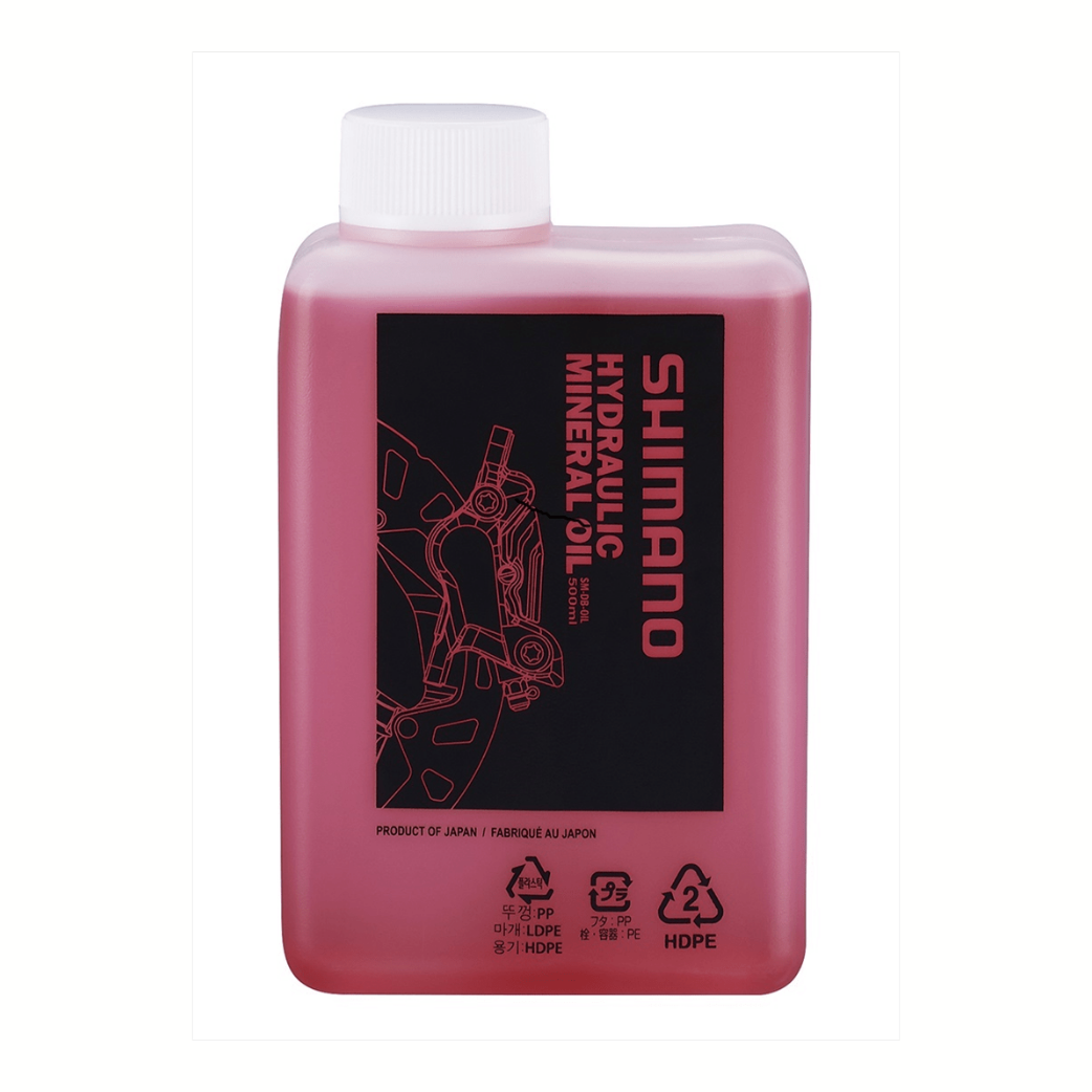 Shimano hydraulisches Mineralöl. Volle 500 ml (Hanging -Paket)