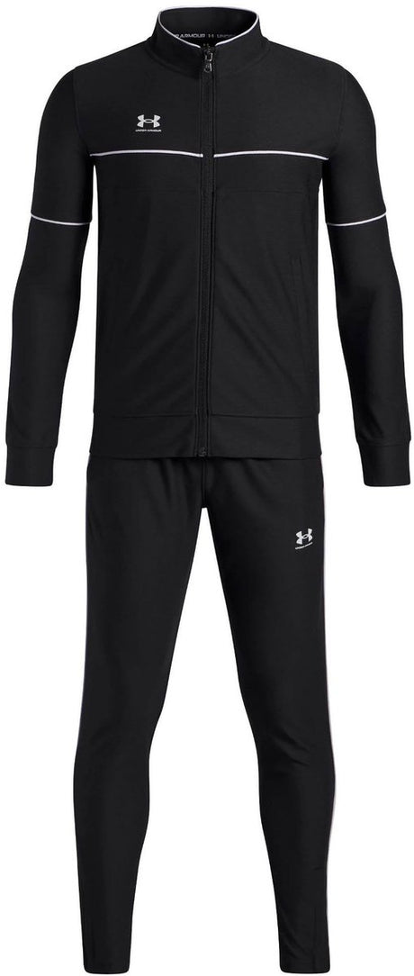Under Armour UA B Challenger Tracksuit-blk Survêtement pour garçons - noir - blanc