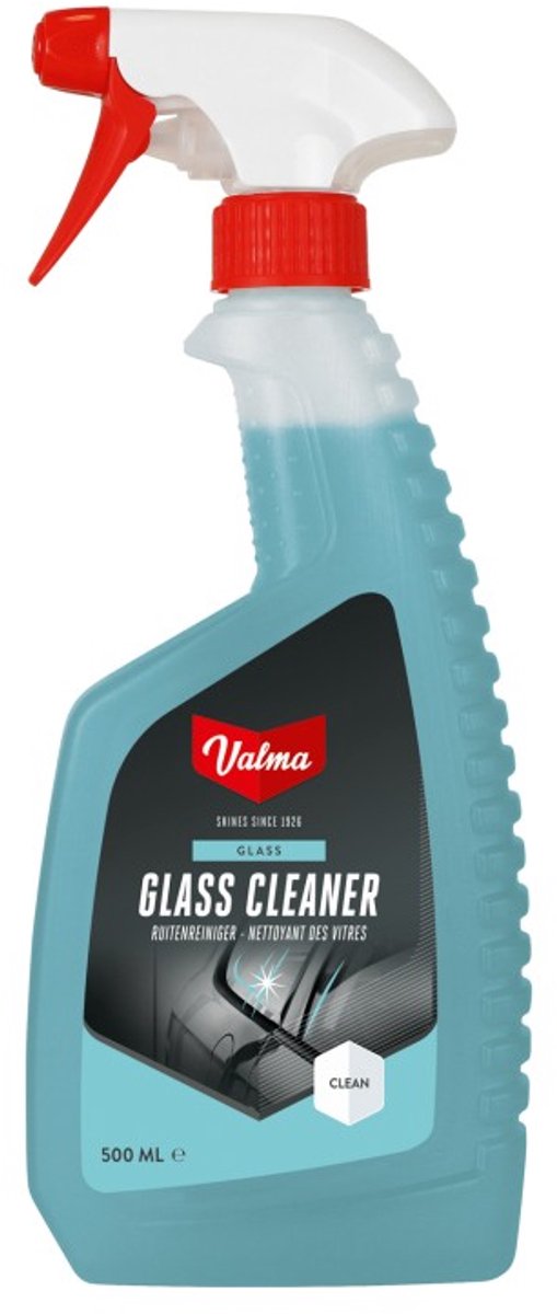 Fource valma glassclean nettoyant pour vitres - élimine la saleté, la graisse et les insectes - résultat sans traces - pour une vision claire et sûre - 500 ml