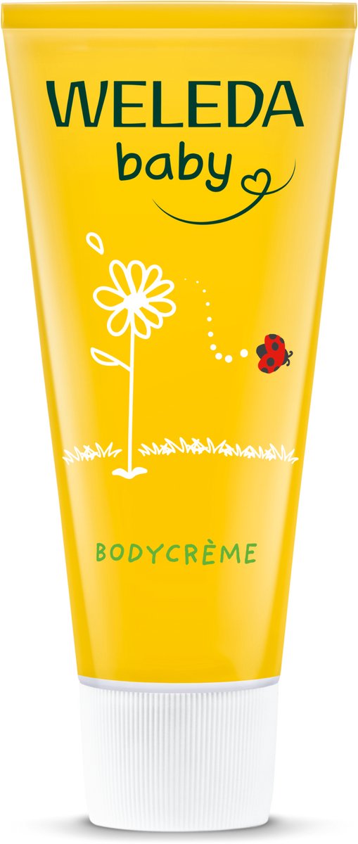 Weleda crème corps bébé - calendula camomille - nourrit et protège intensément la peau de bébé - ingrédients 100% naturels - 75ml
