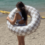 Échec et mat | piscine beige ø 90 cm