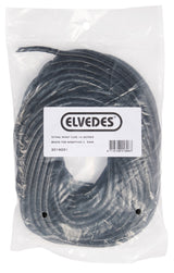 ELEDEDES Spiralschlauch (4 mm) 10 Meter schwarz schwarz