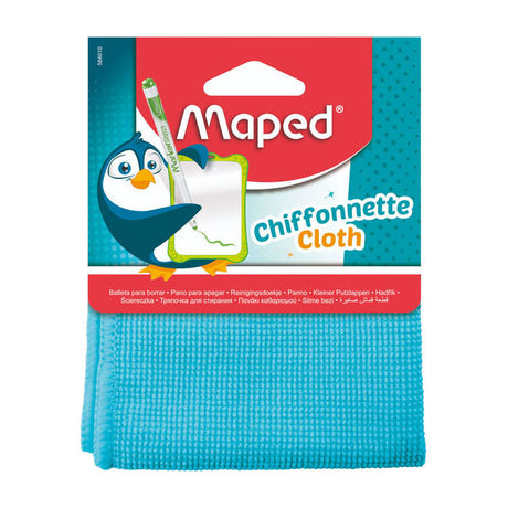 Quantore wisdoek maped microvezel 20x20cm blauw