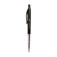 Stylo bille Quantore bouton poussoir noir moyen