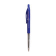 Stylo bille Quantore bouton poussoir bleu moyen