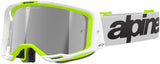 Mot-symbole Alpinestars vision 8 (argent miroir) - masque vtt