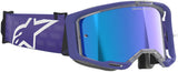 Alpinestars vision 8 corp (bleu miroir) - masque vtt