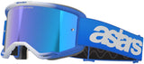 Alpinestars vision 5 blaze (bleu miroir) - masque vtt