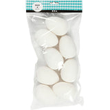 Oeufs d'oie Creativ Company blancs, 8 pcs.
