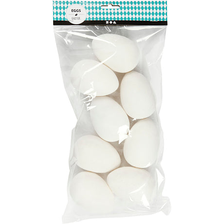 Oeufs d'oie Creativ Company blancs, 8 pcs.