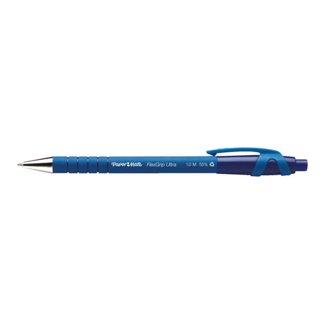 Stylo bille Quantore papermate flexgrip ultra bleu moyen