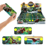 Jeu de patience dans l'eau du monde des dinosaures