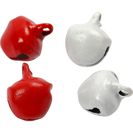 Cloches d'entreprise Creativ, d 8 mm, rouge blanc, 50 pièces 1 boîte