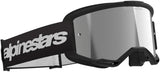 Mot-symbole Alpinestars vision 3 (argent miroir) - masque vtt