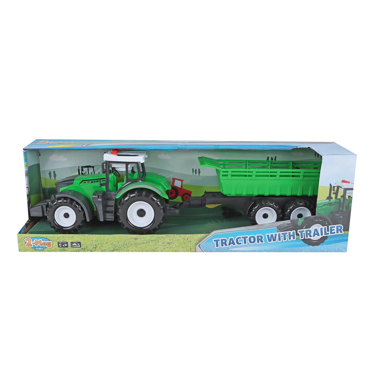 Tracteur 2 jeux avec fonction de basculement de remorque