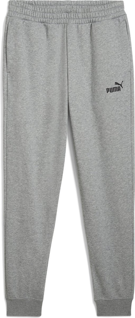 Puma ess non. Pantalon de survêtement 1 logo fl cl pour homme - gris moyen chiné