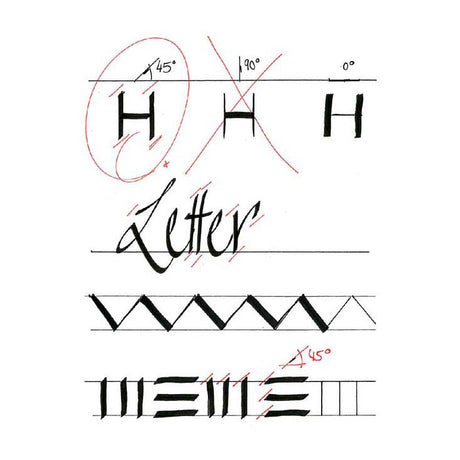 Stylo de calligraphie Quantore noir, 3 pcs.