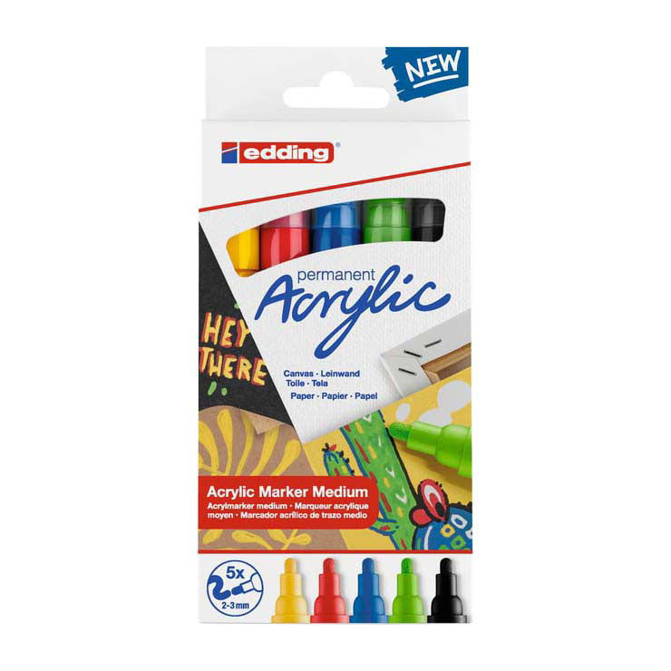 Base de marqueur acrylique Quantore, 5 pcs.