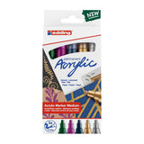 Marqueur acrylique Quantore Edding métallique, 5 pcs.