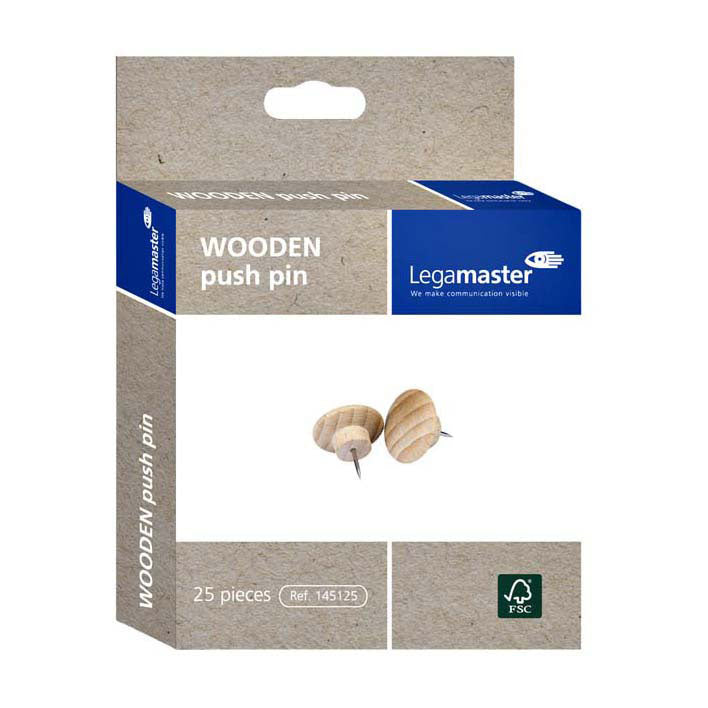 Quantore punaises legamaster bois, 25 pcs.