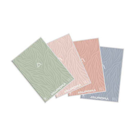 Quantore cahier aurora a4 ligne 120 pages