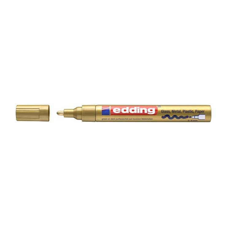 Feutre Quantore marqueur de peinture edding or