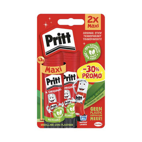 Bâton de colle Quantore Pritt Stick original 43gr, 2 pcs.