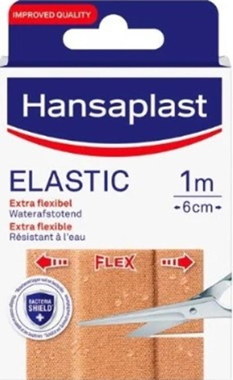 Enduit élastoplaste 1mx6cm élastique | 5 pièces