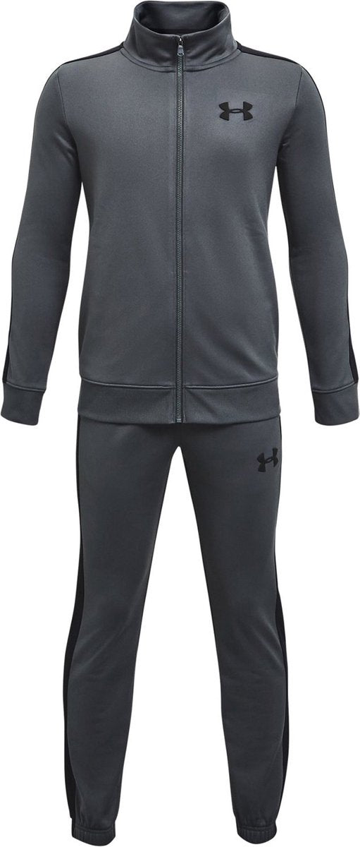 Under Armour UA Rival Knit Survêtement-Gris Survêtement Garçons - Gris Pitch - Noir