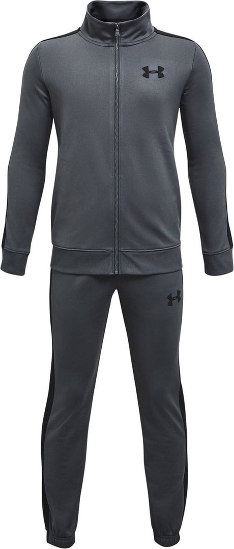 Under Armour UA Rival Knit Survêtement-Gris Survêtement Garçons - Gris Pitch - Noir