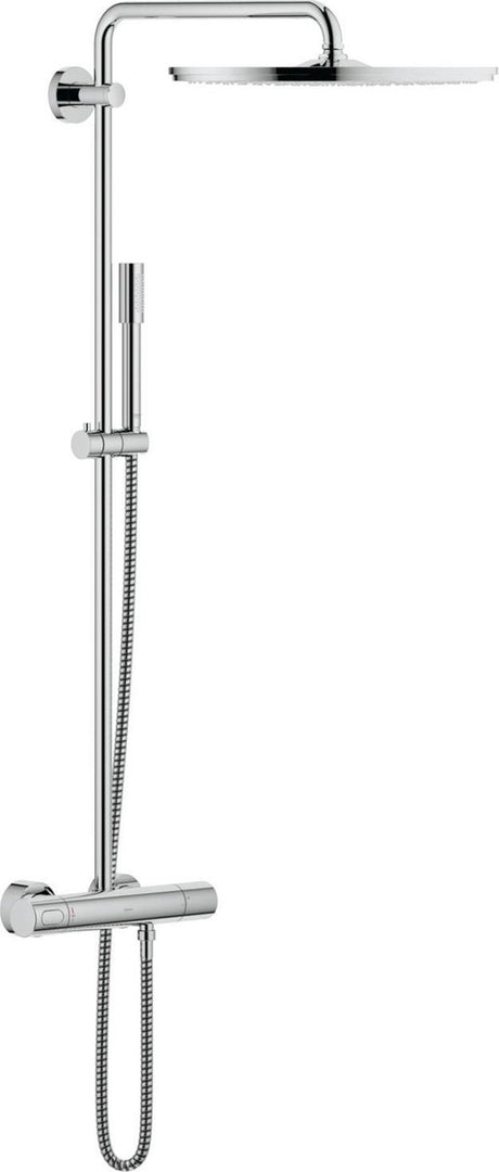 Système de douche Grohe Rainshower - douche à effet pluie ø 40 cm - avec robinet thermostatique - entraxe 15 cm - 27174001