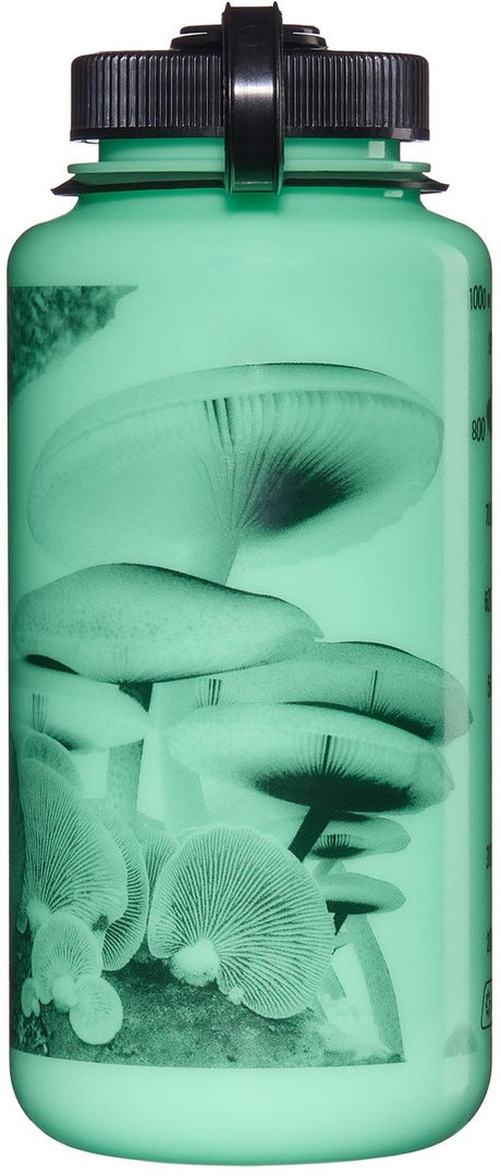 Nalgene - champignons noirs brillants à large ouverture de 1000 ml soutiennent le nouveau