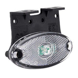 Lampe de position latérale suspension blanche + support d'angle LED