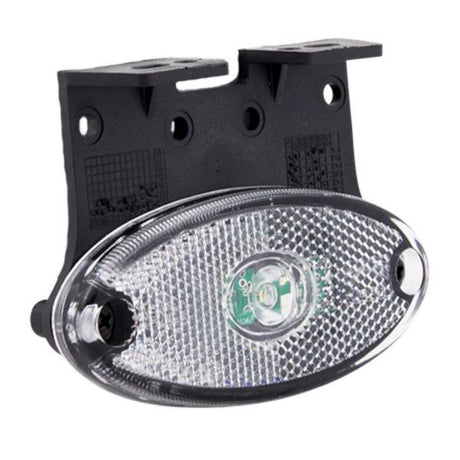 Lampe de position latérale suspension blanche + support d'angle LED