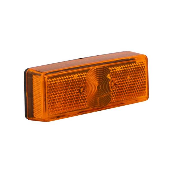 Lampe en saillie rectangle orange