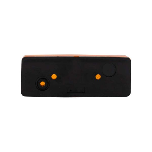 Lampe en saillie rectangle orange