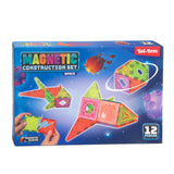 Toi-toys bouwset magneetpanelen 12-delig 3 assorti