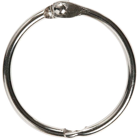 Anneaux de reliure Creativ company, d 32 mm, épaisseur 2,7 mm, 8 pièces 1 boîte