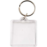 Porte-clés Creativ company, taille 40x40 mm, 25 pièces, 1 boîte