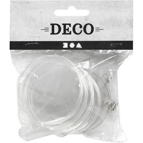 Boutons Creativ company, ronds, d 5,5 cm, 5 pièces, 1 boîte