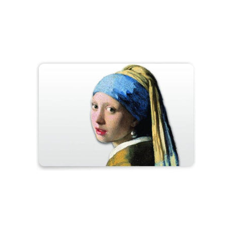 Set de table vermeer fille avec une boucle d'oreille en perle