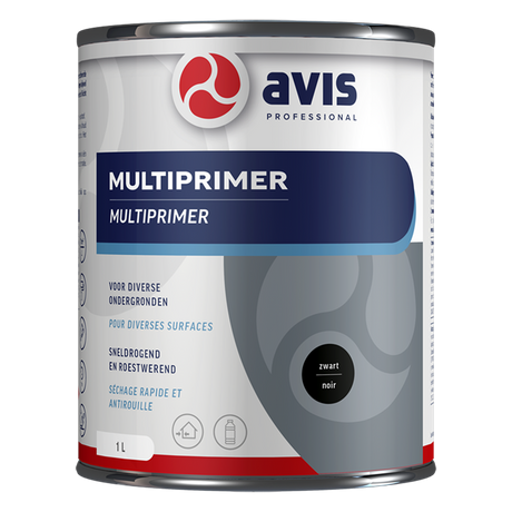 Avis professional 1074388 - avis multiprimer zwart 1lt | 1 stuks