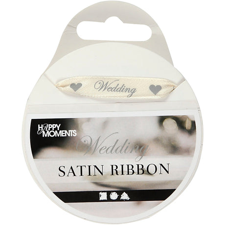 Société créative https: www.ccobby.nl ruban de satin-w-10-mm-off-white-8-m-1-roll