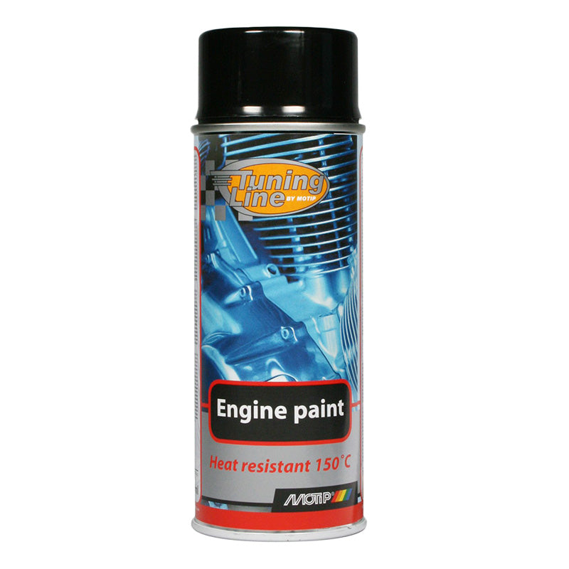 Peinture du bloc moteur Motip noir