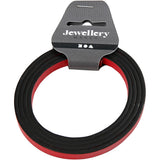 Bracelet Creativ company en simili cuir, l: 10 mm, épaisseur 3 mm, rouge, 1 m 1 boîte