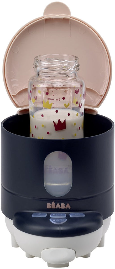 Béaba bib'expresso® presse-biberon - préparation rapide du biberon - temps de chauffe 30s - température réglable - chauffe-biberon - fonction bain-marie - bleu