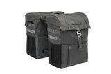 Bolsa de bicicleta doble Vigo - Sporty, Water -Disconecting, Negro Gris