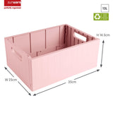 Sunware sigma home caisse pliante 13l rose