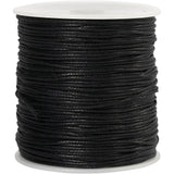 Cordon en coton Creativ company, épaisseur 1 mm, noir, 100 m 1 boîte